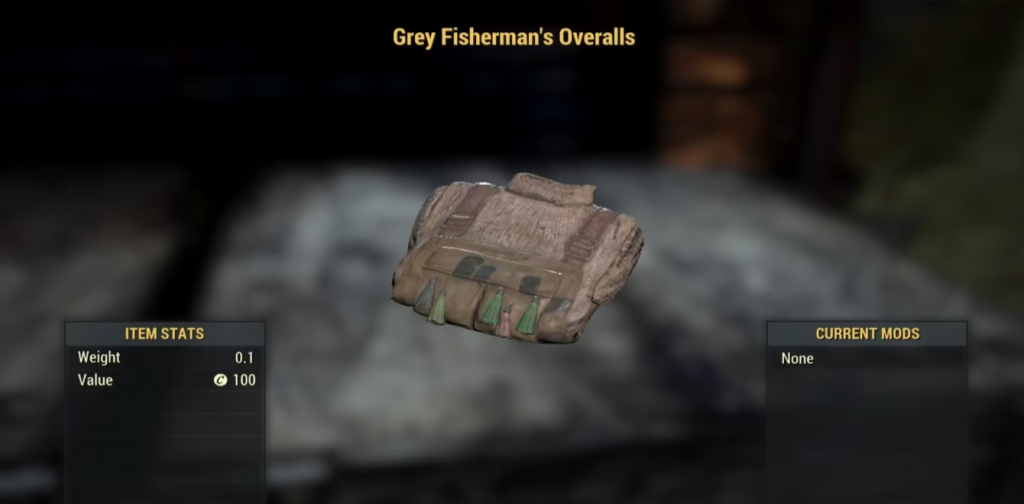 Grey Fisherman's Overalls